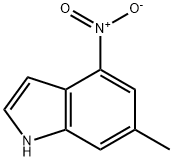 1H-Indole, 6-Methyl-4-nitro- Struktur