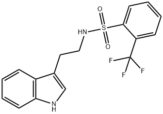 N-[2-(1H-indol-3-yl)ethyl]-2-(trifluoromethyl)benzenesulfonamide|