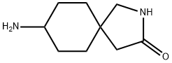 8-aMino-2-Azaspiro[4.5]decan-3-one, 880271-29-4, 结构式