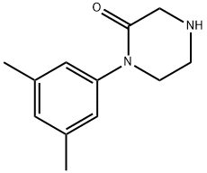 1-(3,5-二甲基苯)哌嗪-2-酮, 880361-76-2, 结构式