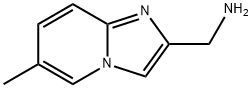 IMidazo[1,2-a]pyridine-2-MethanaMine, 6-Methyl- Structure