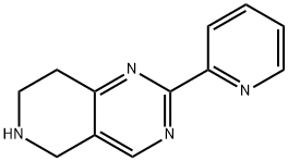 PYRIDO[4,3-D]PYRIMIDINE, 5,6,7,8-TETRAHYDRO-2-(2-PYRIDINYL)- Structure