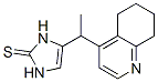 2H-Imidazole-2-thione,  1,3-dihydro-4-[1-(5,6,7,8-tetrahydro-4-quinolinyl)ethyl]- Structure