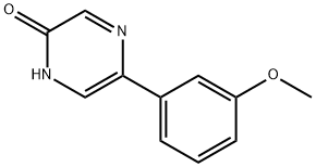 5-(3-METHOXY-PHENYL)-1H-PYRAZIN-2-ONE Struktur