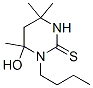 3-Butyl-4-hydroxy-4,6,6-trimethylhexahydropyrimidin-2-thione Structure