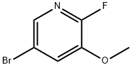 5-溴-2-氟-3-甲氧基吡啶, 880870-66-6, 结构式