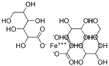 iron(+3) cation, 2,3,4,5,6-pentahydroxyhexanoate Structure