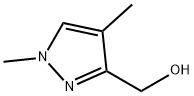 (1,4-ジメチル-1H-ピラゾール-3-イル)メタノール 化学構造式
