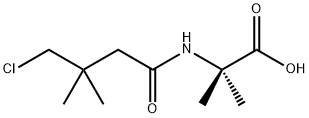 Alanine,  N-(4-chloro-3,3-dimethyl-1-oxobutyl)-2-methyl- Struktur