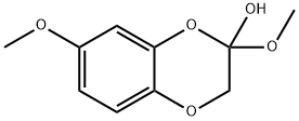 1,4-Benzodioxin-2-ol,  2,3-dihydro-2,7-dimethoxy-,881027-30-1,结构式