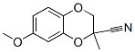 1,4-Benzodioxin-2-carbonitrile,  2,3-dihydro-7-methoxy-2-methyl- Structure