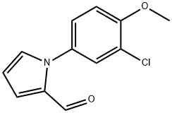 881041-28-7 1-(3-クロロ-4-メトキシフェニル)-1H-ピロール-2-カルブアルデヒド