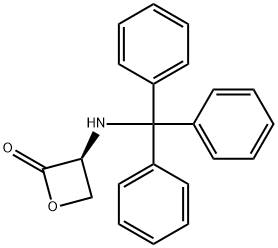 N-三苯甲基-L-丝氨酸内酯, 88109-06-2, 结构式