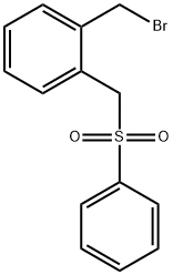 1-BROMOMETHYL-2-[(PHENYLSULFONYL)METHYL]BENZENE Structure