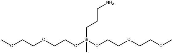 9-[2-(2-methoxyethoxy)ethoxy]-9-methyl-2,5,8-trioxa-9-siladodecan-12-amine,88127-83-7,结构式