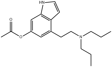 6-hydroxy-4-(2-(di-n-propylamino)ethyl)indole 结构式