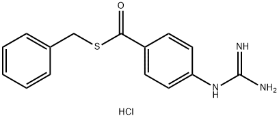 benzyl 4-guanidinothiobenzoate,88142-50-1,结构式