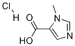 1H-IMidazole-5-carboxylic acid, 1-Methyl-, Monohydrochloride,881422-84-0,结构式