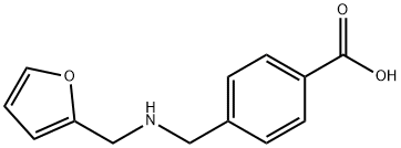 4-([(2-FURYLMETHYL)AMINO]METHYL)BENZOIC ACID HYDROCHLORIDE,881452-94-4,结构式