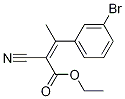 2-Butenoic acid, 3-(3-broMophenyl)-2-cyano-, ethyl ester 化学構造式