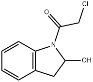 1H-Indol-2-ol, 1-(chloroacetyl)-2,3-dihydro- (9CI),88150-27-0,结构式