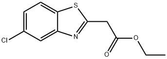 ETHYL 2-(5-CHLOROBENZO[D]THIAZOL-2-YL)ACETATE 结构式