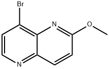 8-溴-2-甲氧基-1,5-萘啶,881658-92-0,结构式