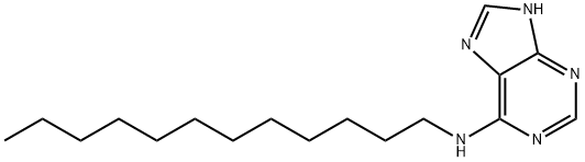 N-dodecyl-1H-adenine Struktur