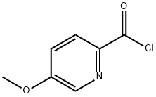 2-Pyridinecarbonyl chloride, 5-methoxy- (9CI) Structure