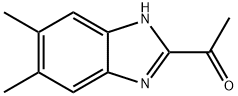 1-(5,6-二甲基-1H-苯并咪唑-2-基)乙酮,881672-80-6,结构式