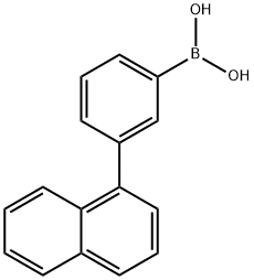 BORONIC ACID, [3-(1-NAPHTHALENYL)PHENYL]- Structure