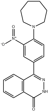 4-(4-Azepan-1-yl-3-nitrophenyl)-2H-phthalazin-1-one Struktur