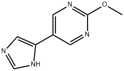 Pyrimidine,  5-(1H-imidazol-5-yl)-2-methoxy-|