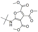 2,3,4-Furantricarboxylic  acid,  5-[(1,1-dimethylethyl)amino]-,  trimethyl  ester  (9CI) Structure