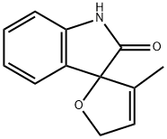 3-METHYL-SPIRO[FURAN-2(5H),3'-[3H]INDOL]-2'(1'H)-ONE Structure