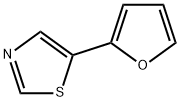 Thiazole,  5-(2-furanyl)-,882182-70-9,结构式