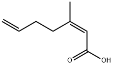 (Z)-3-甲基-2,6-庚二烯酸 结构式