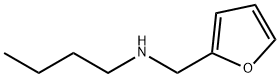 N-(2-フリルメチル)-1-ブタンアミン 化学構造式