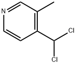 Pyridine, 4-(dichloromethyl)-3-methyl- (9CI),88237-11-0,结构式