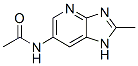 Acetamide,  N-(2-methyl-1H-imidazo[4,5-b]pyridin-6-yl)-  (9CI) Struktur