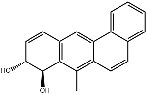 7-Methyl-8,9-dihydrobenzo[a]anthracene-8β,9α-diol Structure