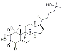 CHOLEST-5-ENE-3,25-DIOL-D6;25-HYDROXYCHOLESTEROL-D6, 88247-69-2, 结构式