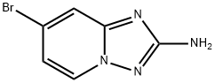7-溴-[1,2,4]三氮唑并[1,5-A]吡啶-2-胺 结构式