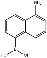 Boronic acid, (5-amino-1-naphthalenyl)- (9CI) Struktur