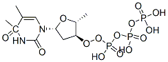 2(1H)-Pyrimidinone, 1-(2-deoxy-5-O-(hydroxy((hydroxy(phosphonooxy)phos phinyl)oxy)phosphinyl)-beta-D-erythro-pentofuranosyl)-4-methoxy- Structure