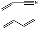 氢化(2-丙烯腈与1,3-丁二烯)的聚合物 结构式