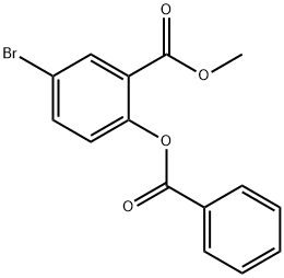 METHYL 2-(BENZOYLOXY)-5-BROMOBENZOATE,882592-80-5,结构式