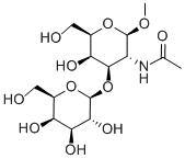 N-ACETYL-3-O-B-D-GALACTOPYRANOSYL-B-D-GA Struktur