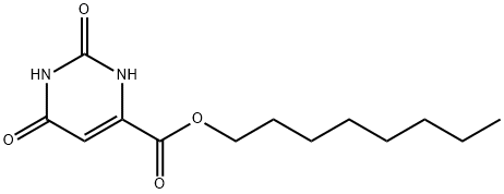 octyl 1,2,3,6-tetrahydro-2,6-dioxopyrimidine-4-carboxylate 结构式