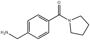 (4-AMINOMETHYL-PHENYL)-PYRROLIDIN-1-YL-METHANONE Structure